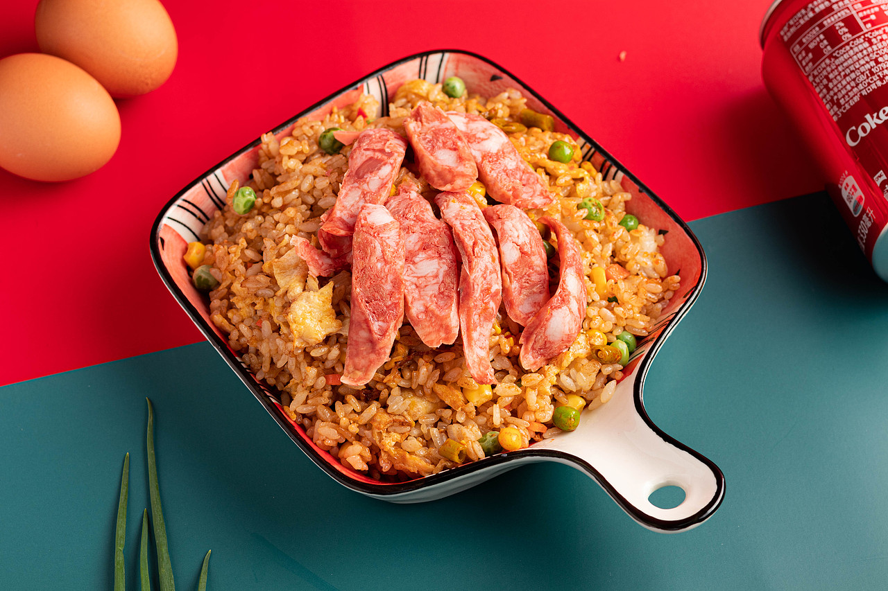炒饭拍摄
