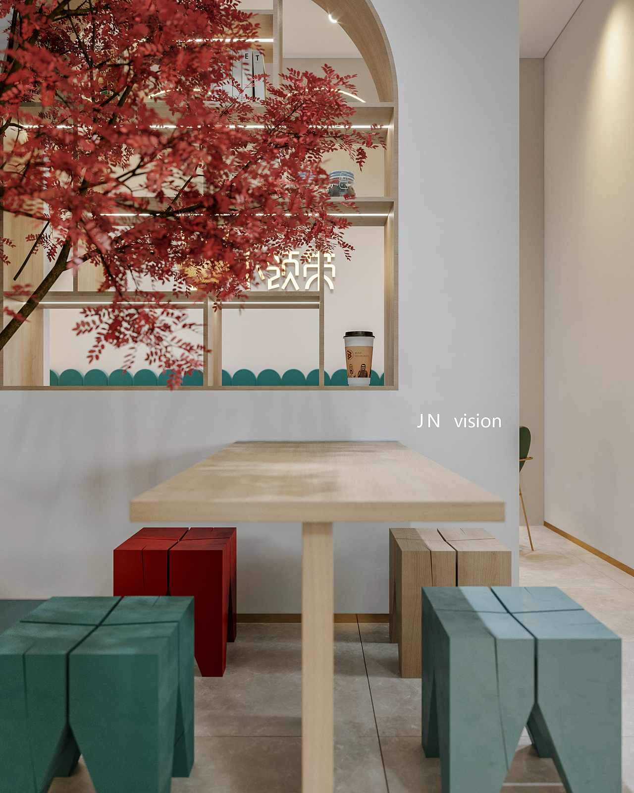 奶茶店表现（图ZMjUyNTM5MjAw） - 家装设计 - 站酷设计师jayno原创素材 - 站酷ZCOOL