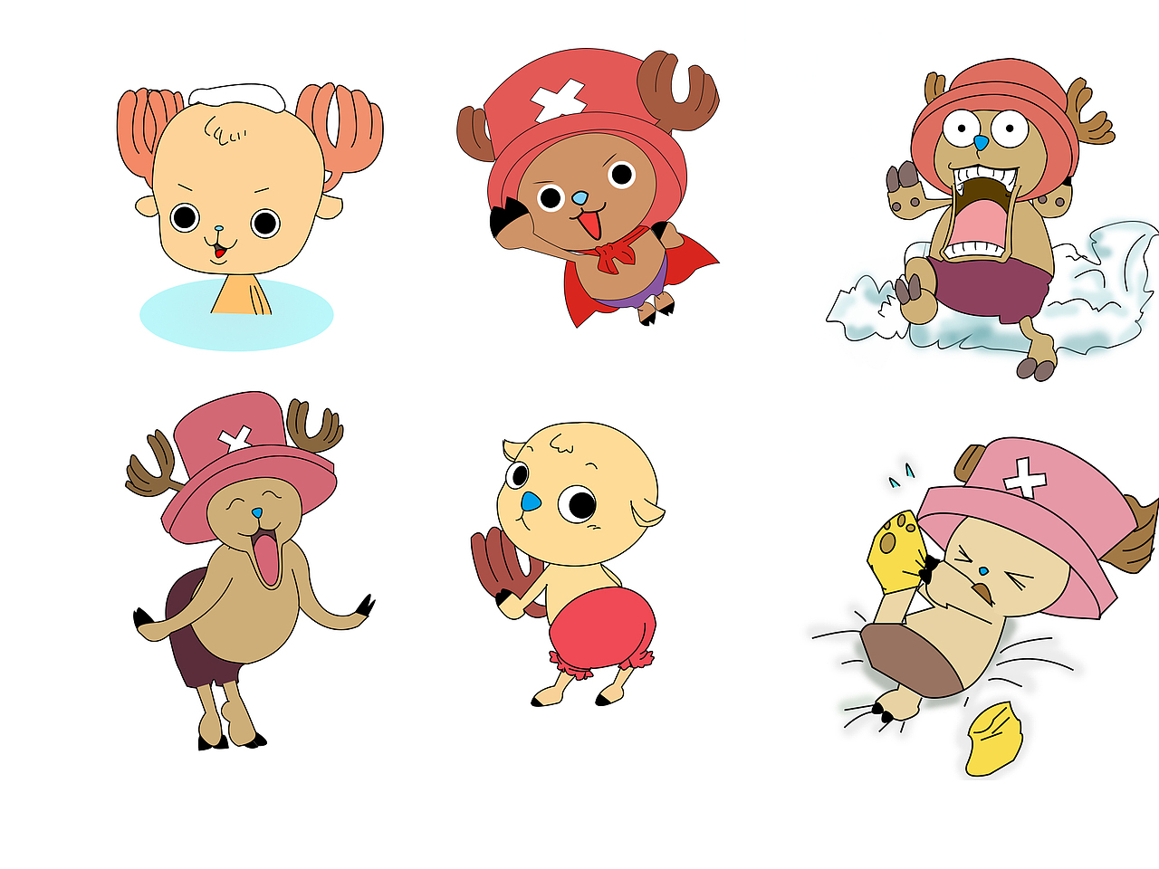 乔巴表情包（图ZOTA1NDkzNzI=） - IP形象 - 站酷设计师采茶姑娘原创素材 - 站酷ZCOOL