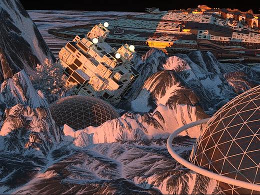 【科幻+自然】三维场景搭建