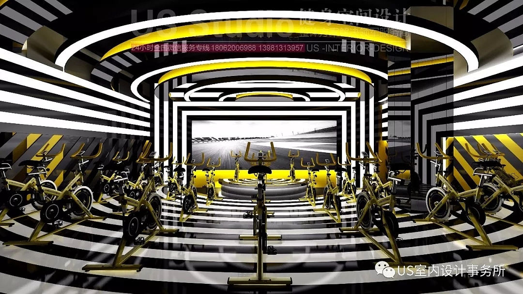 健身房设计 健身房案例 10种风格分享 2018（图ZMTQ1MTg0NTg0） - 家装设计 - 站酷设计师US健身空间设计原创素材 - 站酷ZCOOL