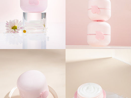粉粉嫩嫩 -儿童护肤霜产品拍摄