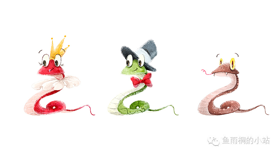 插画元素（图ZOTQ2MzQzODg=） - 儿童插画 - 站酷设计师鱼雨桐原创素材 - 站酷ZCOOL