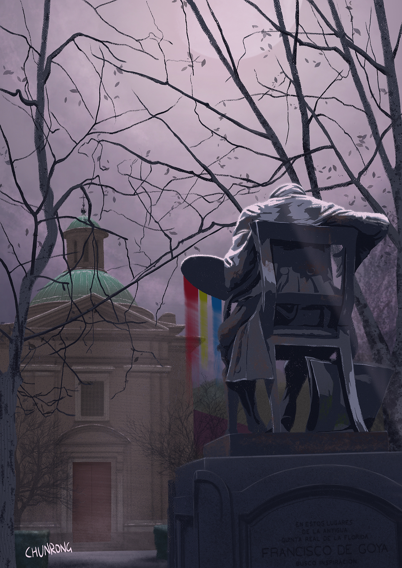 奇幻绘本·戈雅的头骨