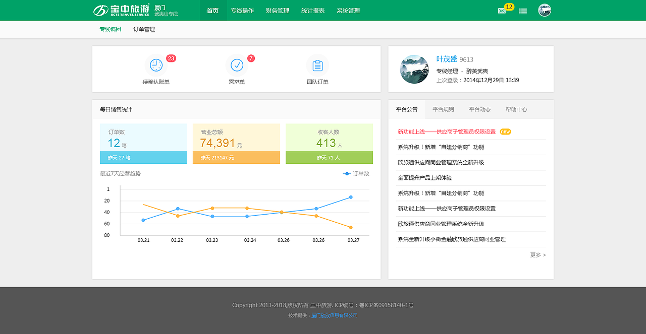 一组旅游行业ERP设计稿（内容虚拟）（图ZMzAzMTI2NTI=） - 软件界面 - 站酷设计师wpein原创素材 - 站酷ZCOOL