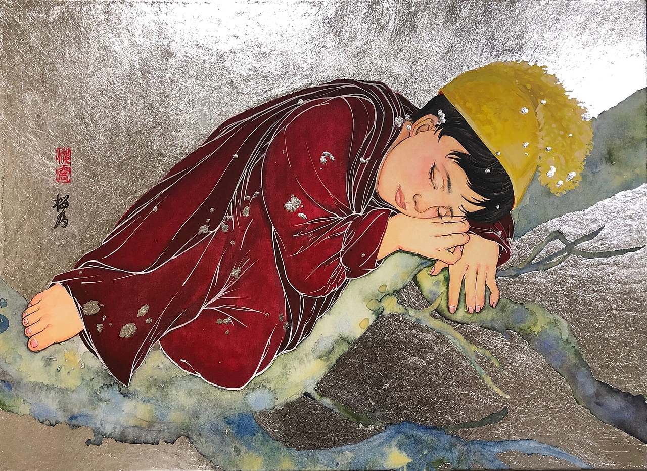 眠（图ZMTQ0MTUwMzM2） - 绘画 - 站酷设计师樱乔原创素材 - 站酷ZCOOL