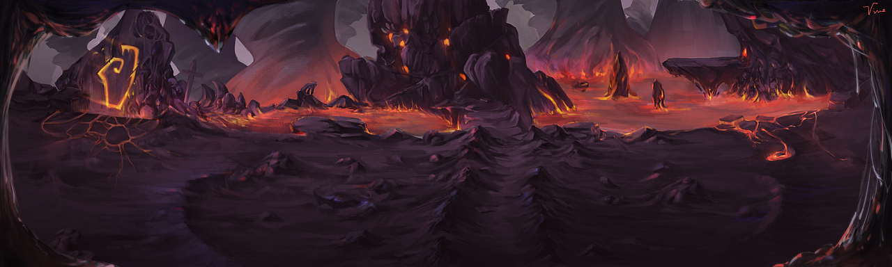 场景——洞穴|插画|游戏原画|v_那_原创作品-站酷zcool