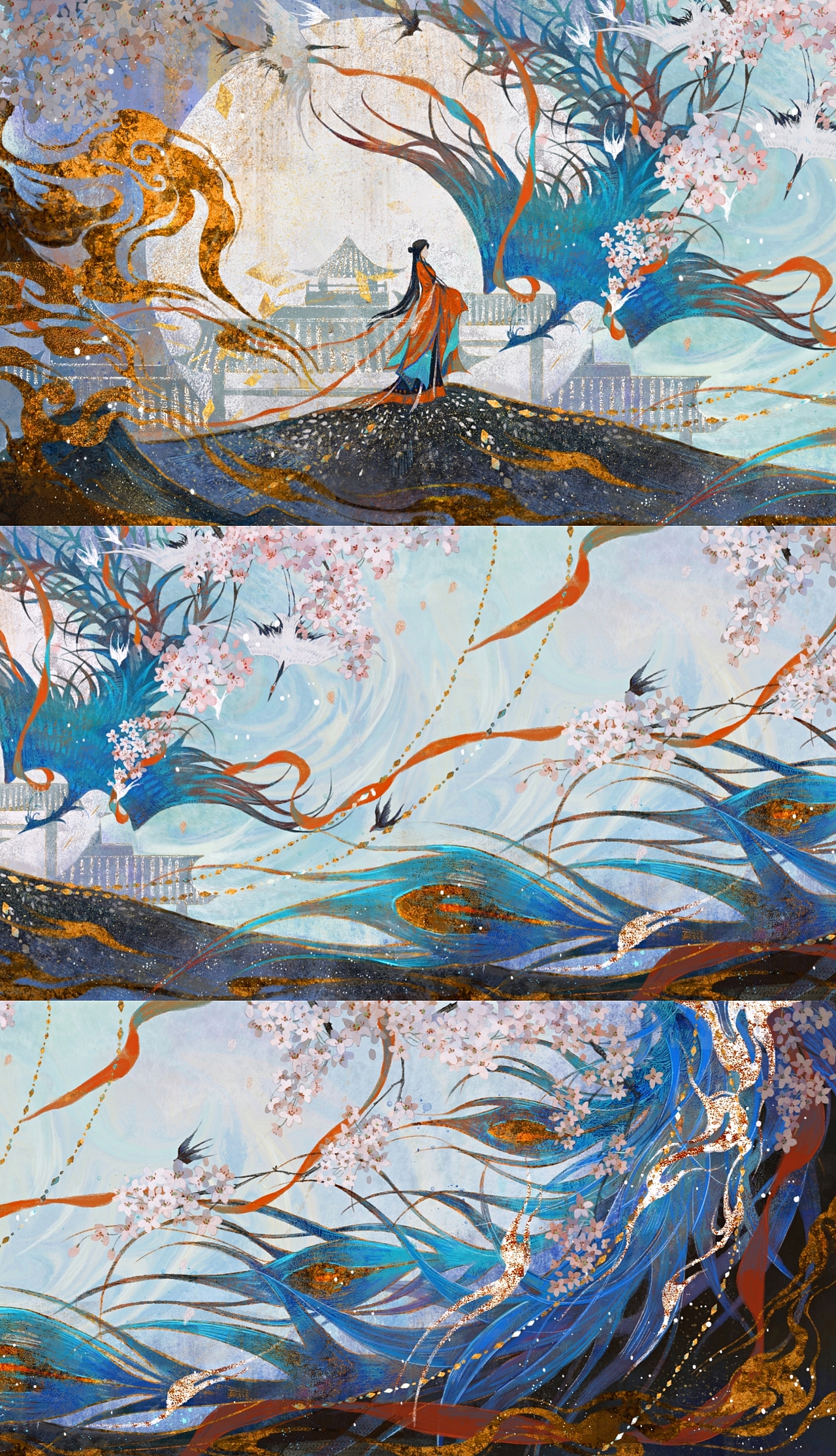 青鸾（图ZMjY1NjYwMzM2） - 商业插画 - 站酷设计师与荷ZJD原创素材 - 站酷ZCOOL