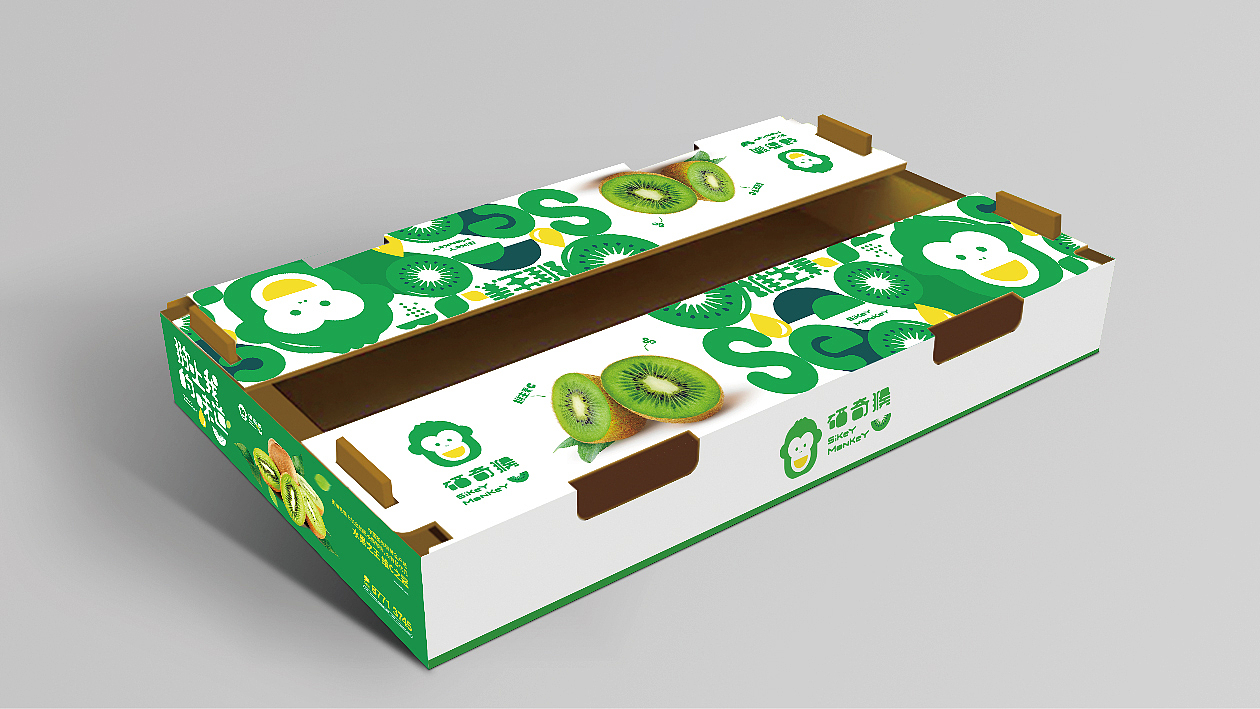 硒奇猴猕猴桃品牌形象——三相设计