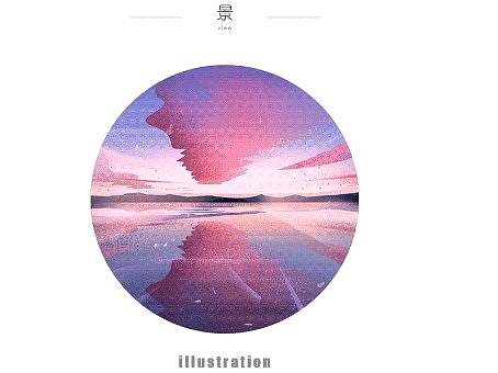 PS绘制质感噪点插画教程 