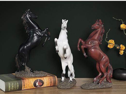 腾空马摆件