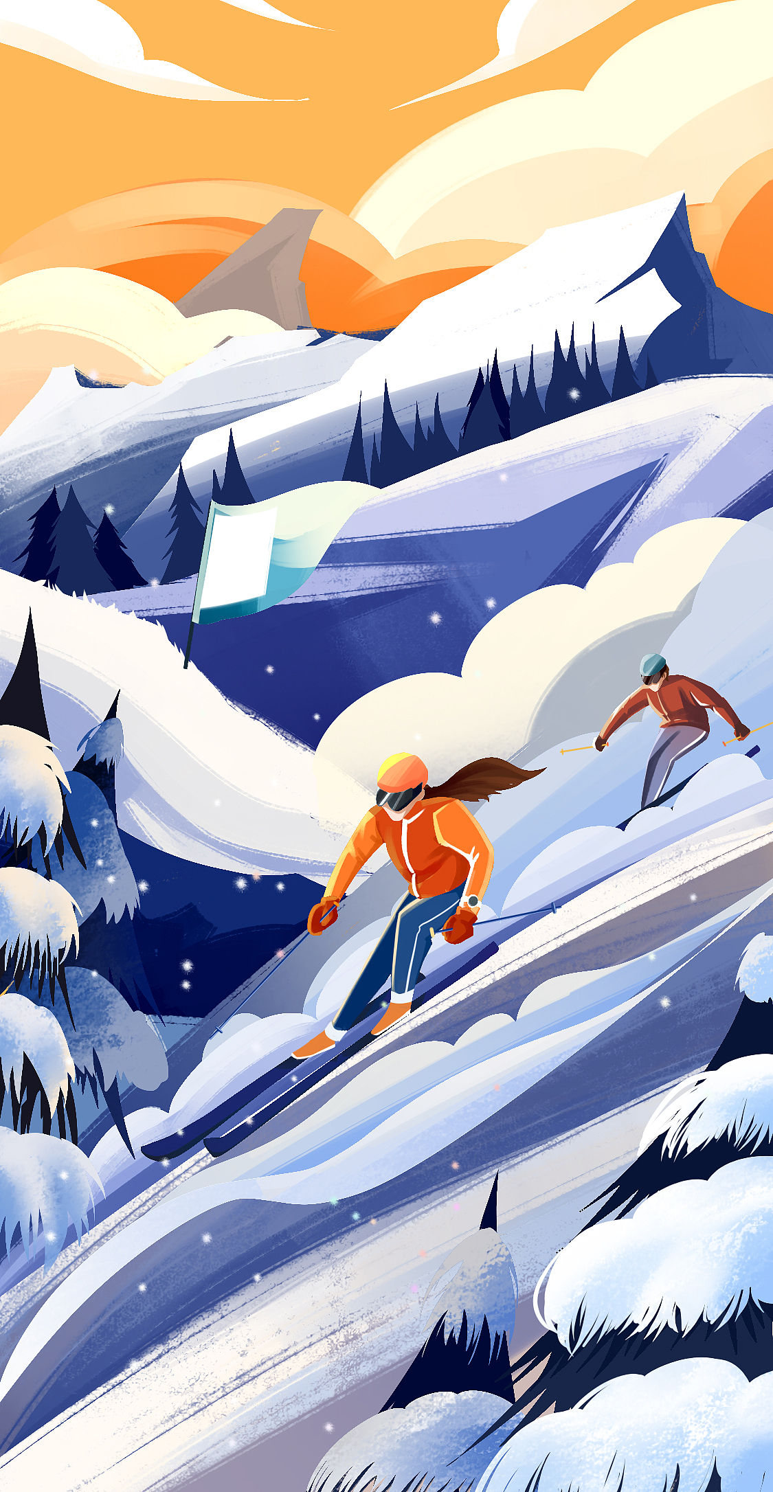 东方表行插画设计（图ZMjg5NDY5MDQ0） - 商业插画 - 站酷设计师Alice插画包装原创素材 - 站酷ZCOOL