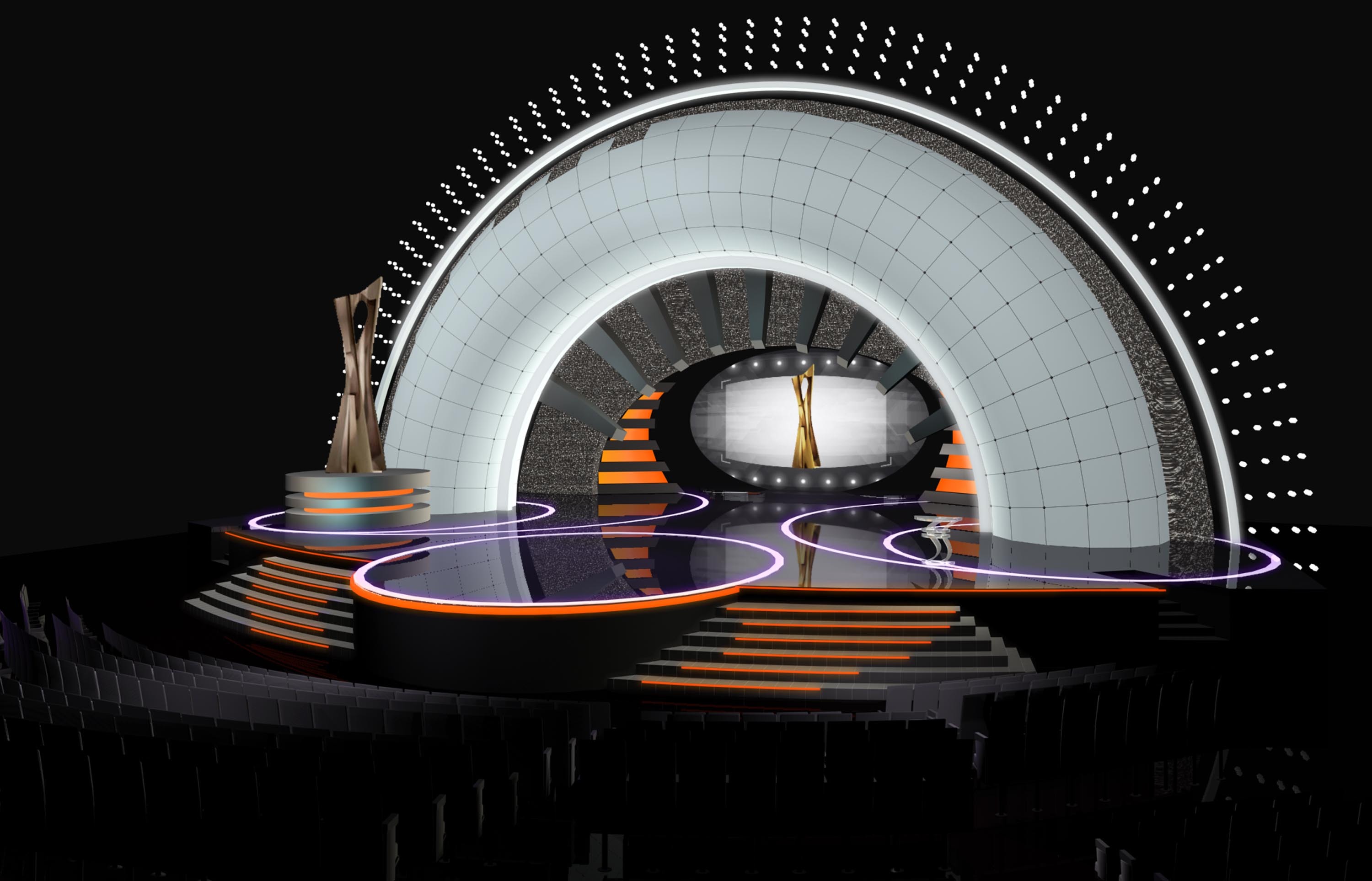 时尚先生颁奖盛典舞台设计