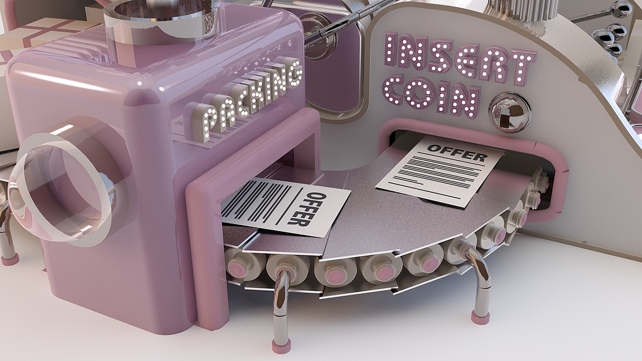 OFFER MACHINE（图ZMTQ5ODE4NTA4） - 海报 - 站酷设计师王雪曈Tong原创素材 - 站酷ZCOOL