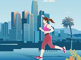 插畫-遇雨的聯(lián)想