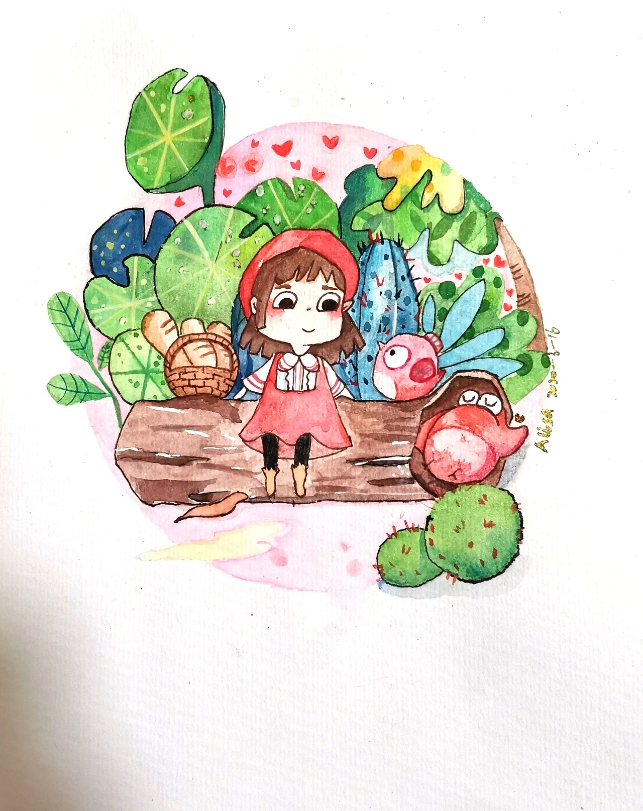 水彩练习|插画|儿童插画|子非鱼1989 - 临摹作品 - 站酷 (zcool)