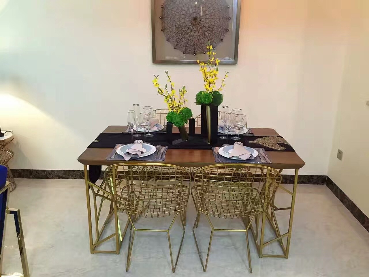 餐厅配饰集恒软装配饰玻璃摆件