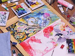 水彩画