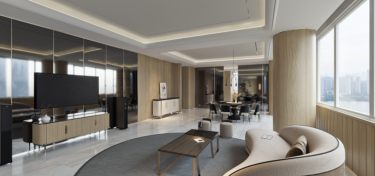 素色大平层案例