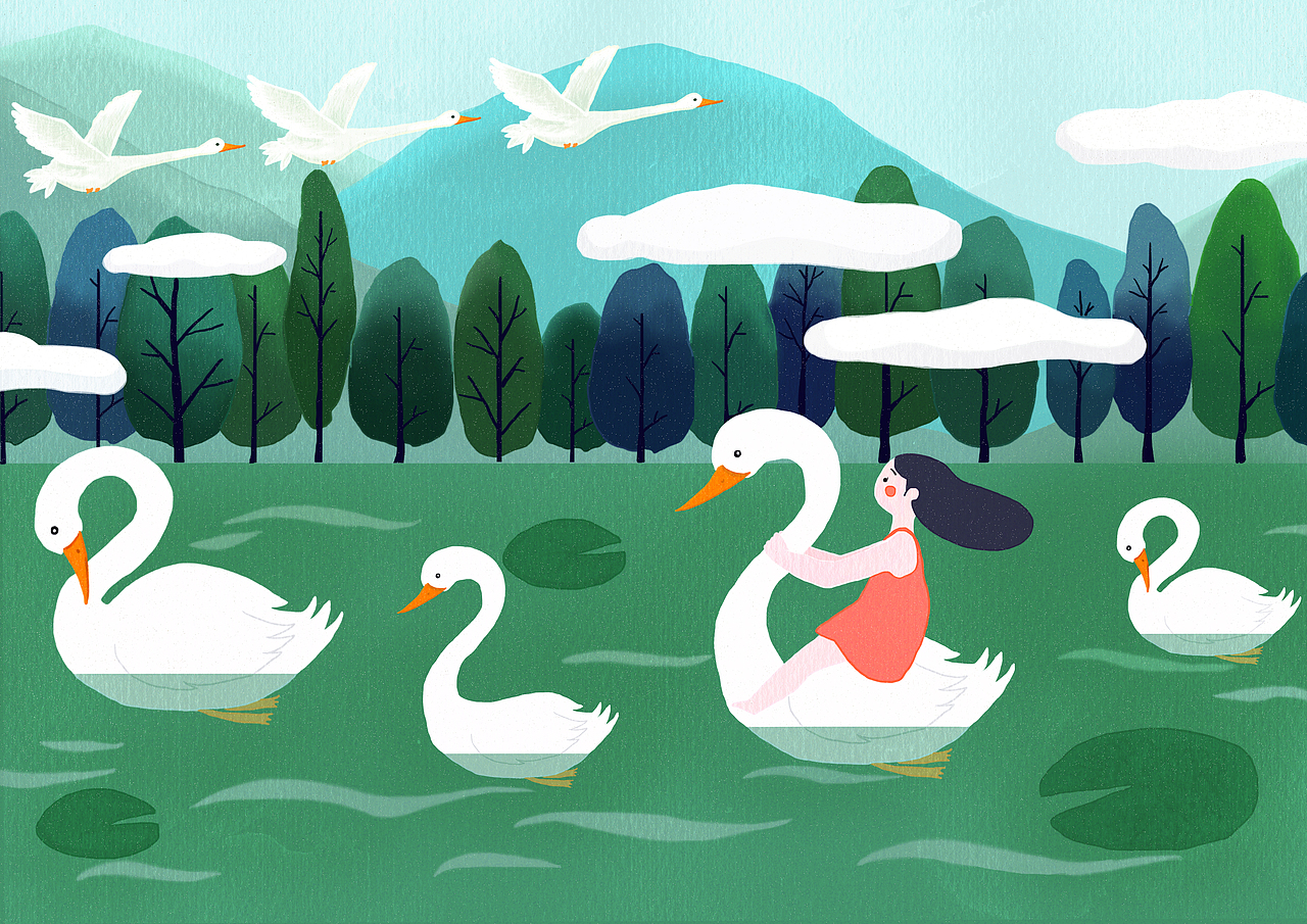 插画（图ZMTk3MzcyNzg4） - 艺术插画 - 站酷设计师李温柔原创素材 - 站酷ZCOOL