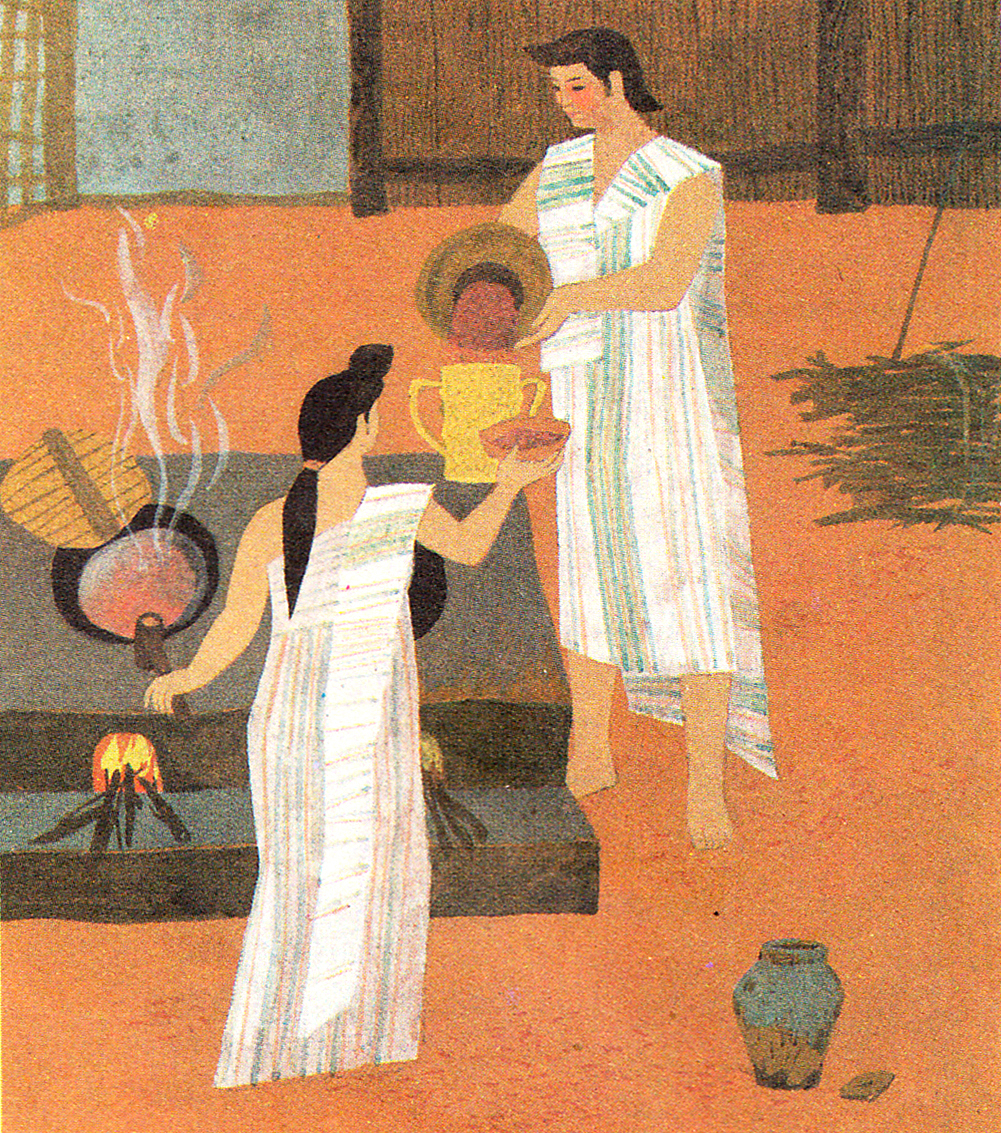 中国民俗故事：竹筒酒（图ZNjExOTQzMjA=） - 艺术插画 - 站酷设计师拙拙小卖部原创素材 - 站酷ZCOOL