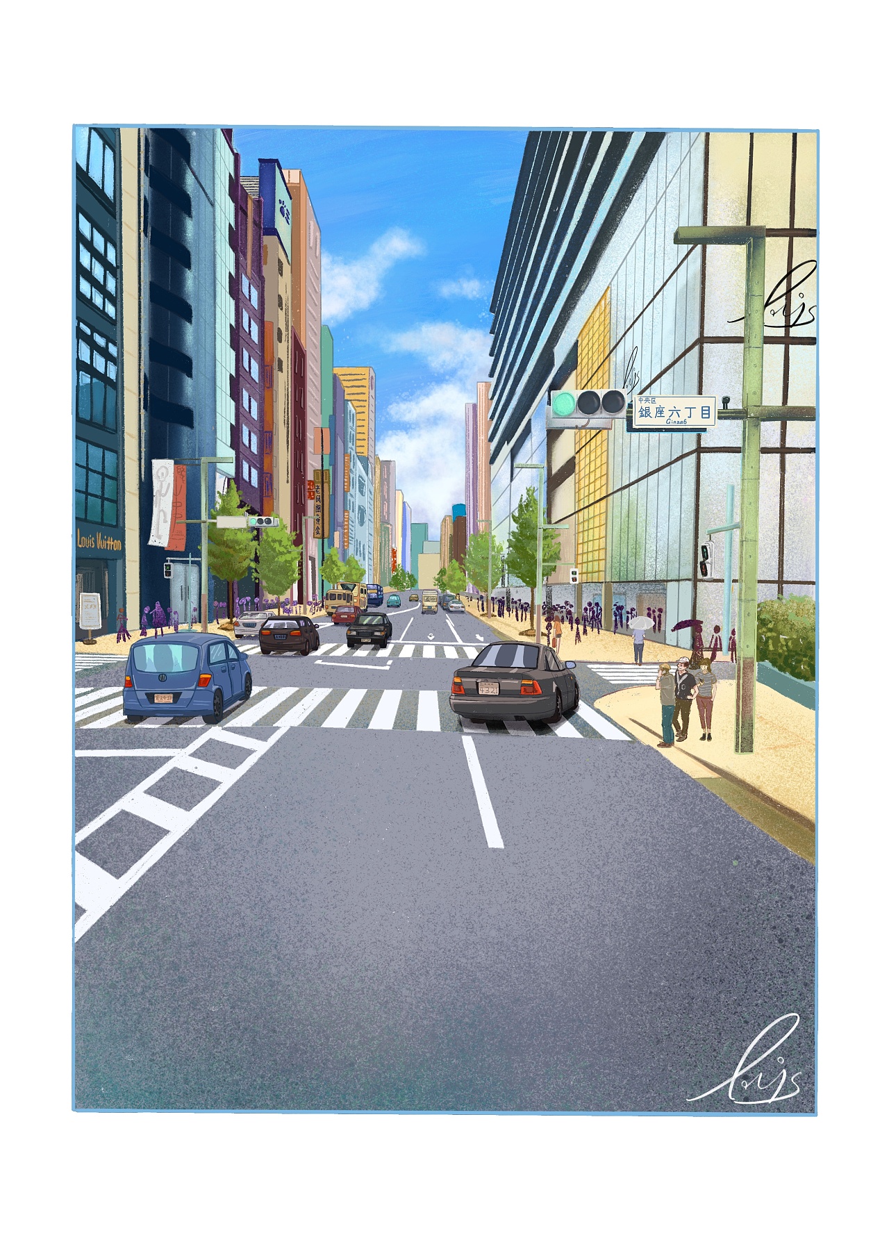 街头|插画|艺术插画|乐只大王 - 原创作品 - 站酷 (zcool)