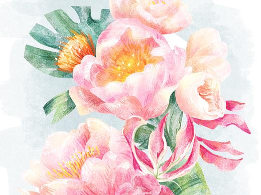 每日一花（個人主頁-ZMjg0ODk2MzY=） - 創(chuàng)作習(xí)作 - 站酷設(shè)計師羿羿醬原創(chuàng)素材 - 站酷ZCOOL