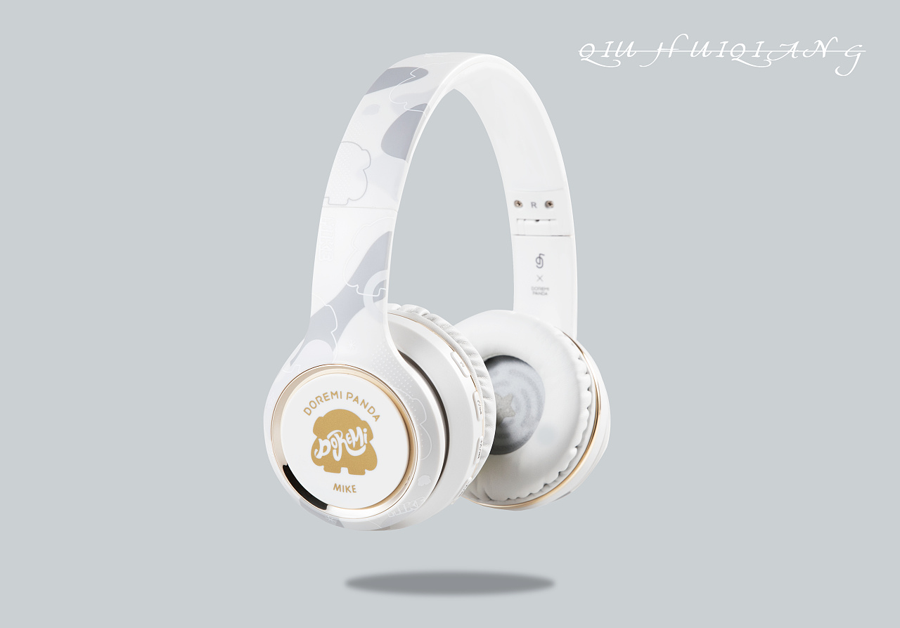 mike-麦可熊猫头戴式耳机/产品拍摄/电商摄影/创意拍摄
