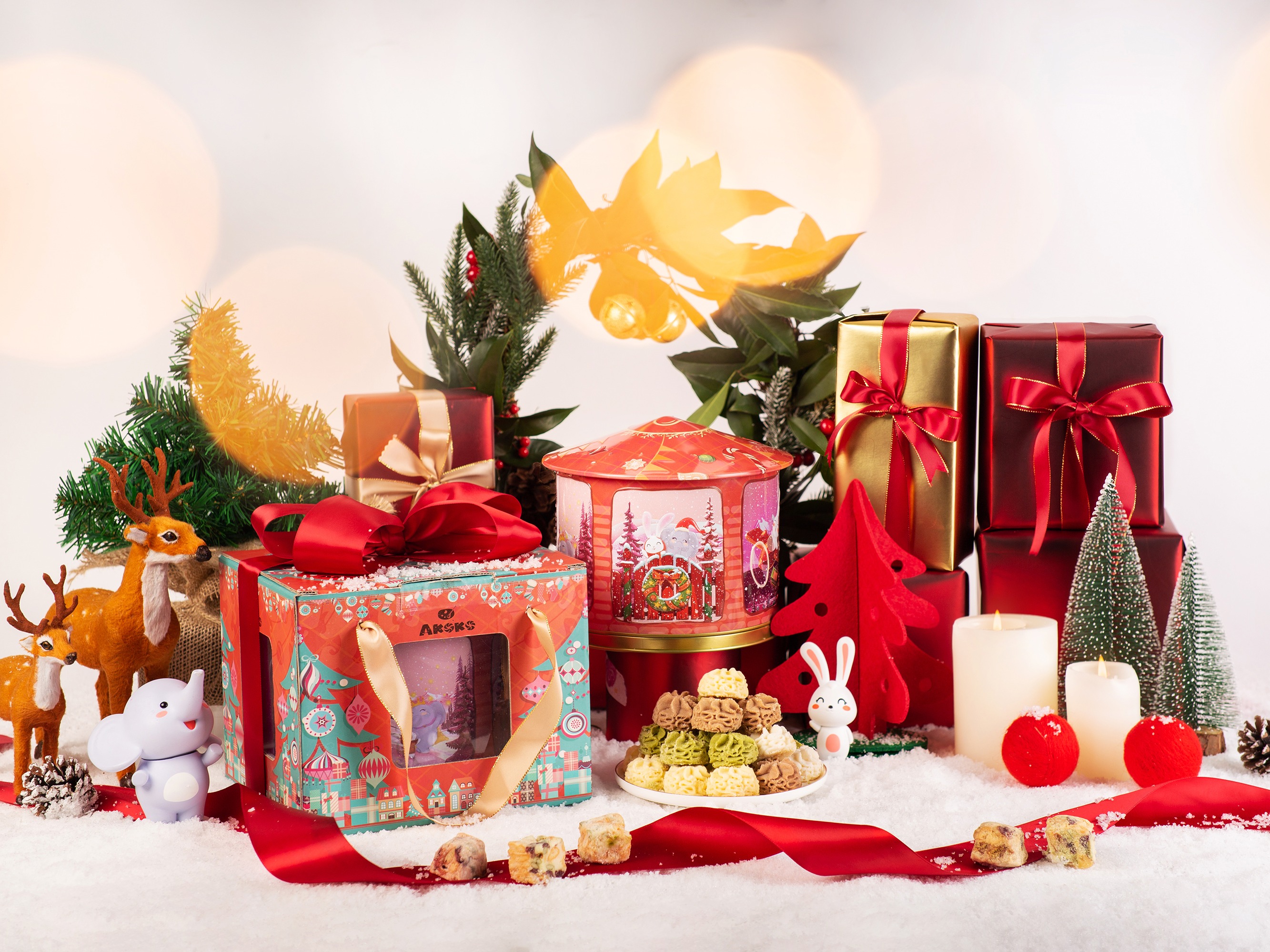 圣诞礼盒包装设计二：星空与鹿|平面|包装|姬小满 - 原创作品 - 站酷 (ZCOOL)