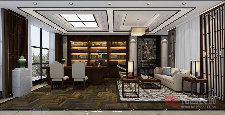 仁厚建设办公室-办公室设计,办公室装修（图ZMTM1NzUxMDA0） - 家装设计 - 站酷设计师办公室设计装修原创素材 - 站酷ZCOOL