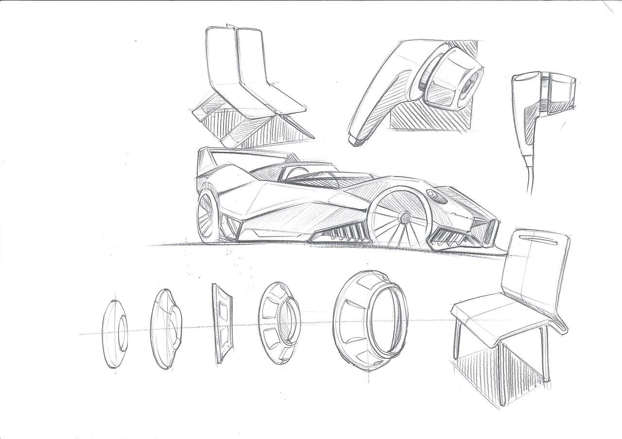 工业设计手绘汽车系列（图ZOTc4OTkyMjQ=） - 其他工业/产品 - 站酷设计师享耳睿GReen原创素材 - 站酷ZCOOL