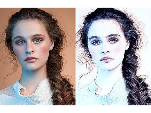 现实照片转换成工笔画效果