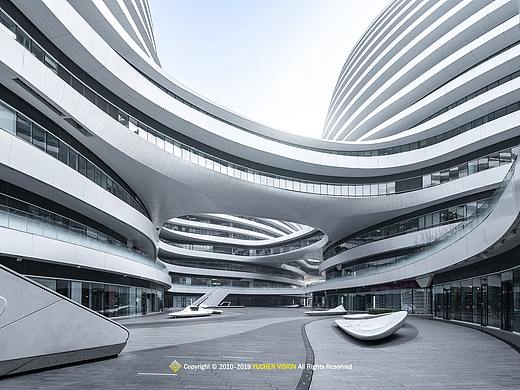 羽塵建筑攝影丨北京銀河SOHO（個(gè)人主頁-ZMzY0MzMwNTI=） - 環(huán)境/建筑攝影 - 站酷設(shè)計(jì)師羽塵VISION原創(chuàng)素材 - 站酷ZCOOL