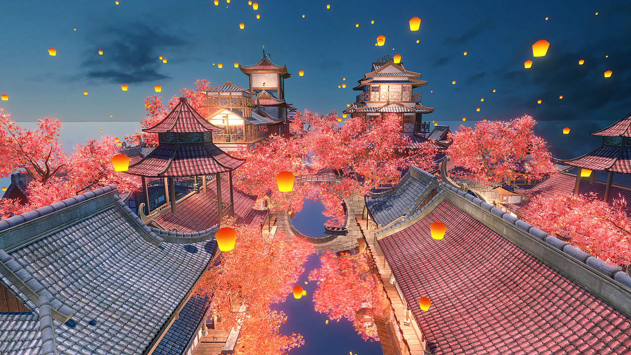 概念设计｜枫桥天街（图ZMTg0MzY5NDU2） - 场景 - 站酷设计师惊笛原创素材 - 站酷ZCOOL