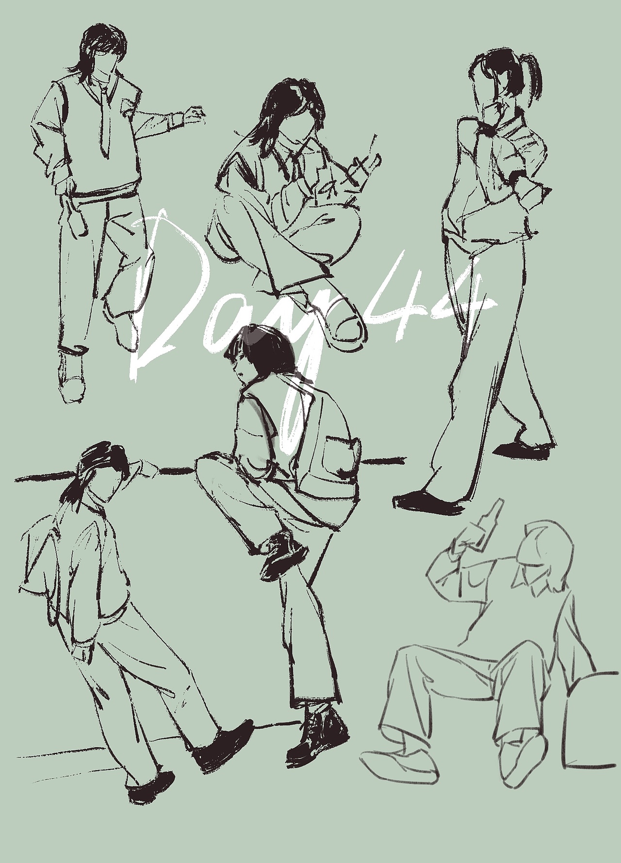 速寫day44（圖ZMjk3MTA1NjQ4） - 創(chuàng)作習(xí)作 - 站酷設(shè)計師蔚蔚風(fēng)楚原創(chuàng)素材 - 站酷ZCOOL