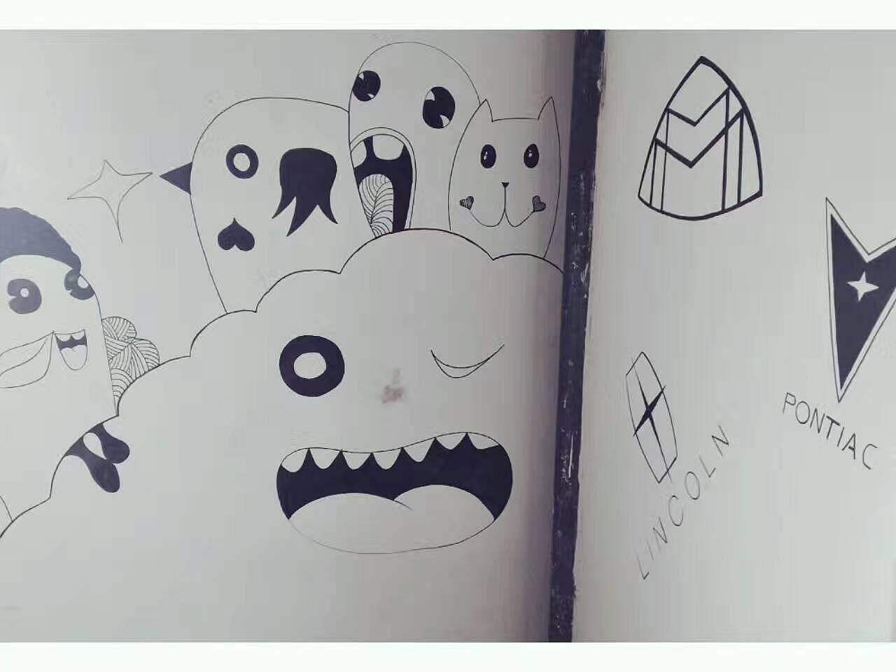 一波小可爱(墙绘)