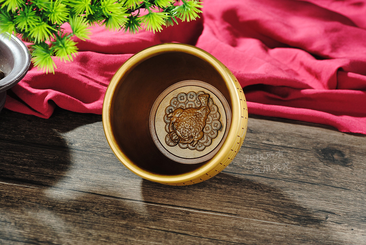 铜器招财缸风水缸铜器工艺品