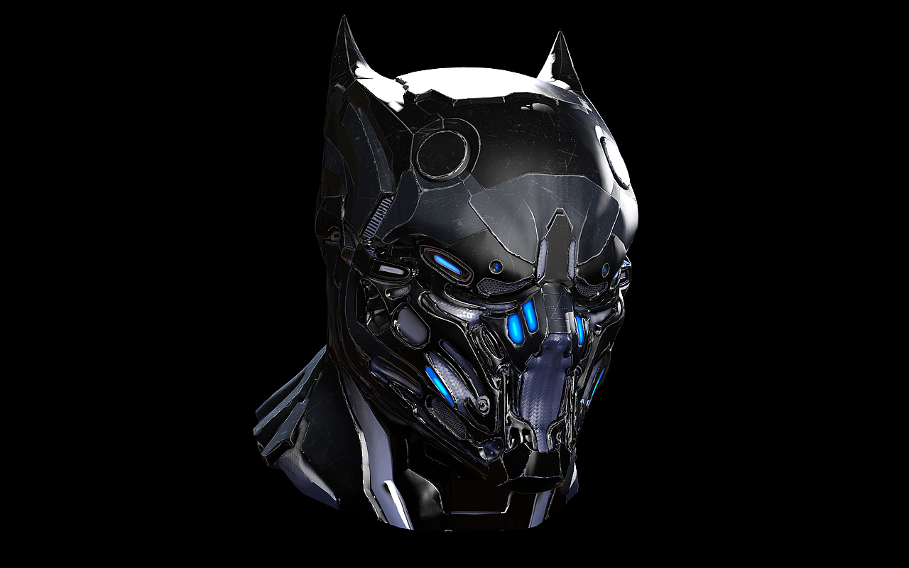 zb次世代硬表面bpr科幻黑豹蝙蝠侠机械