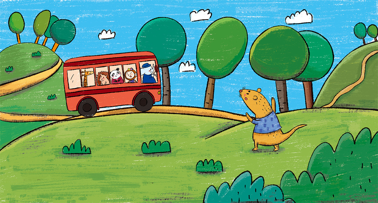 森林里的公共汽车