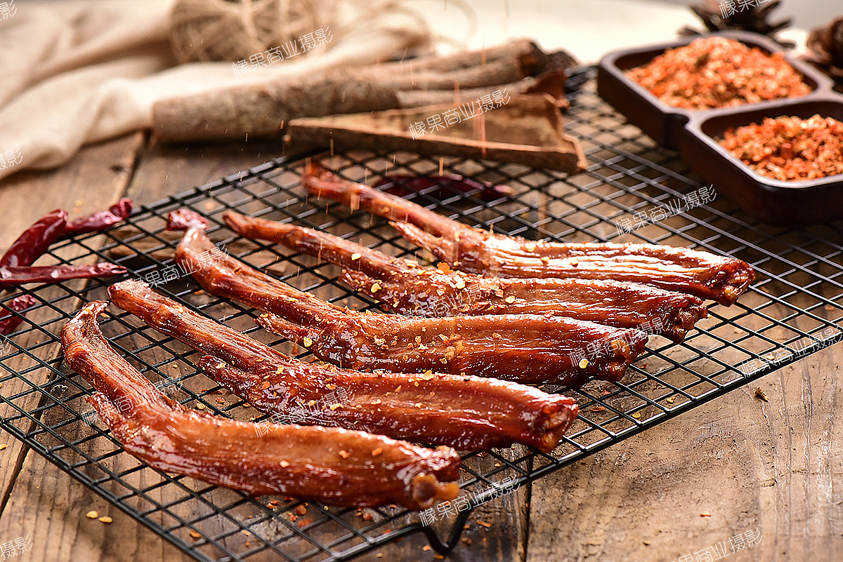 鸭脖子拍照 食品摄影 产品拍摄 长沙商业产品拍摄