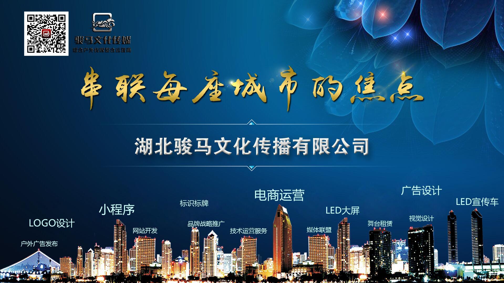 湖北骏马文化传播有限公司2019年高端大气企业宣传画册