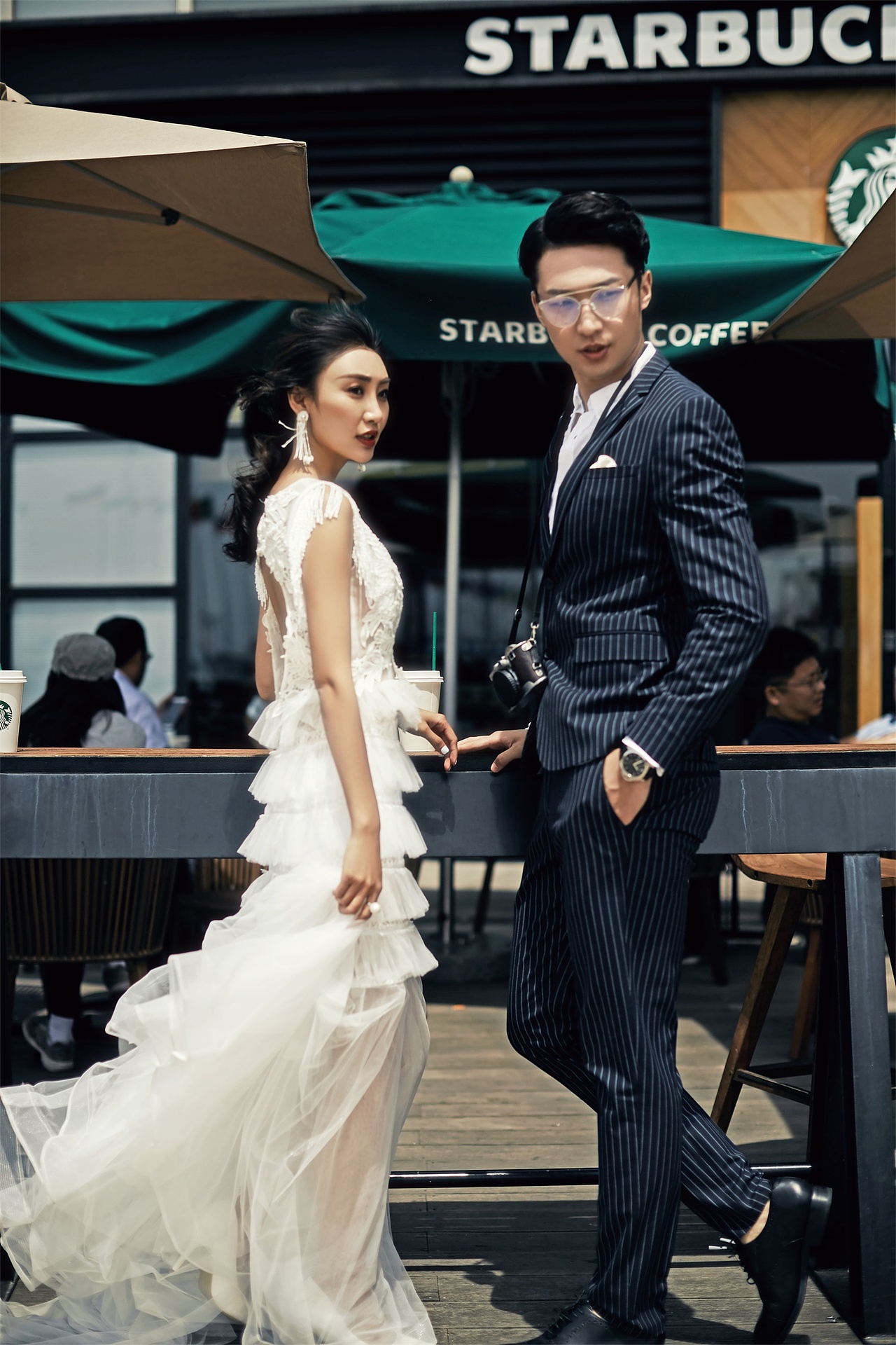 七彩玫瑰全球旅拍婚纱摄影青岛婚纱照拍摄