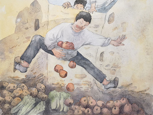 《弟弟的睡前故事-偷苹果》