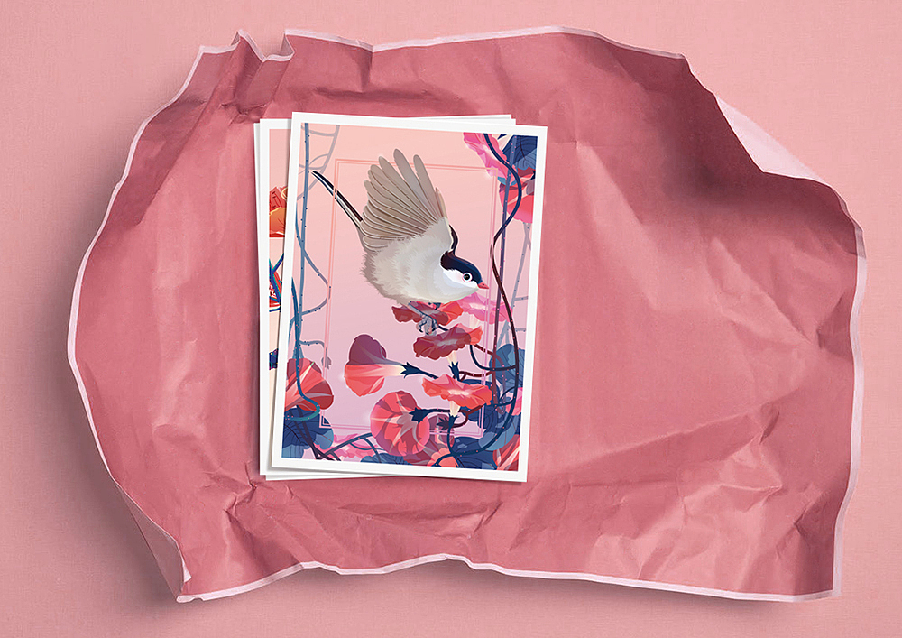 花&鸟 ／恐龙（图ZODcxOTYyNjQ=） - 商业插画 - 站酷设计师岩畔原创素材 - 站酷ZCOOL