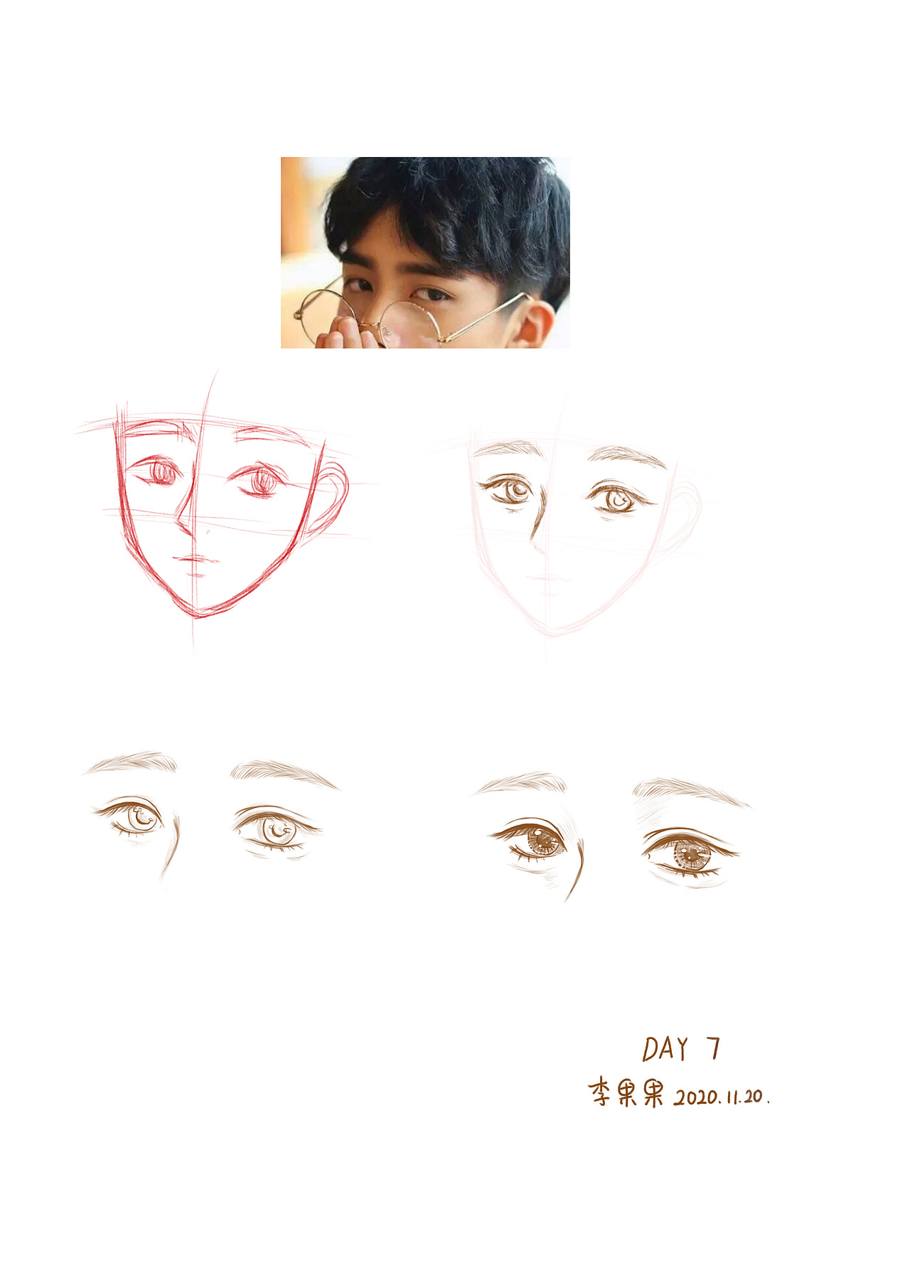 男生线稿练习（图ZMjM3NDI2NjIw） - 创作习作 - 站酷设计师李果果LGG原创素材 - 站酷ZCOOL