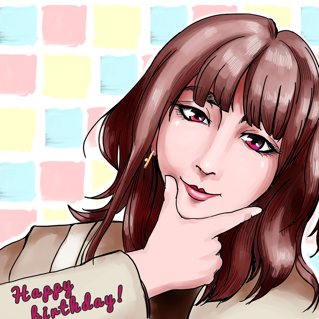 L9板绘头像系列（一）（图ZMTUxOTM1NTMy） - 创作习作 - 站酷设计师陆玖_Lmouren9原创素材 - 站酷ZCOOL