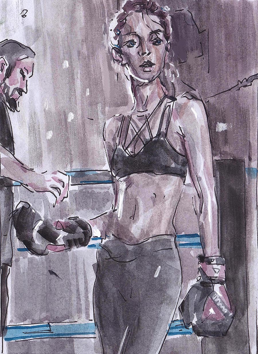 运动的女孩们（图ZMjQ0MTIxNjEy） - 绘画 - 站酷设计师田红心原创素材 - 站酷ZCOOL