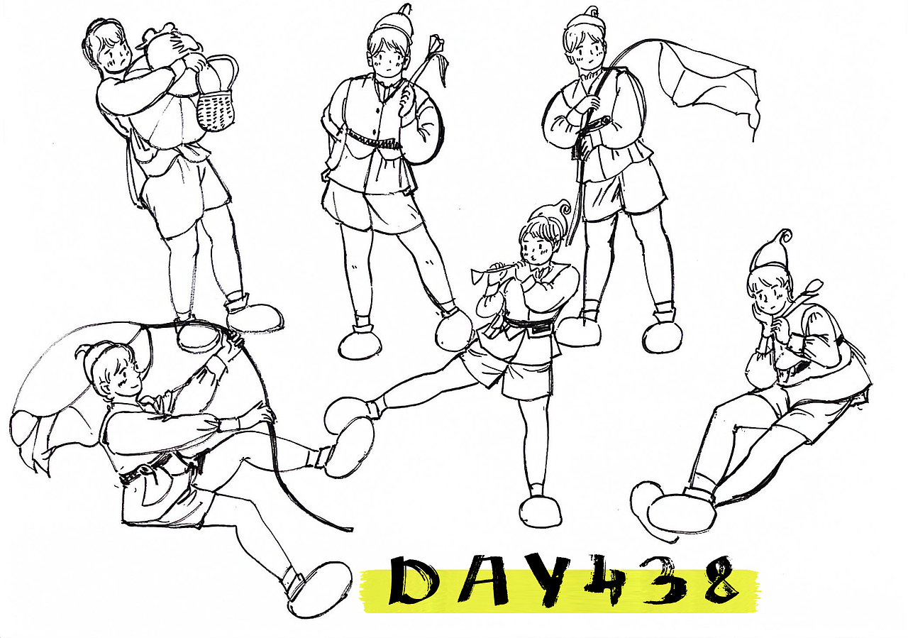 速写60天挑战第8次2023年11月到12月（图ZMzU3OTA4NzM2） - 创作习作 - 站酷设计师易意Evelyn原创素材 - 站酷ZCOOL