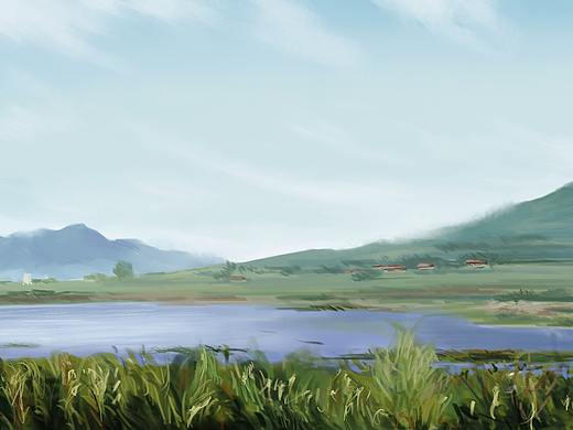 乡村风景练习