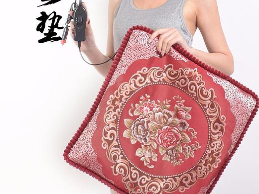 艾制品艾绒坐垫南阳淘邦电商拍摄产品图片制作淘宝详情